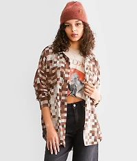 Checkered Boyfriend Blouse