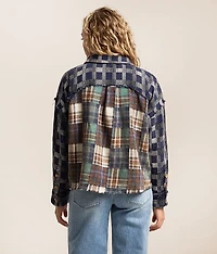 Frayed Flannel Shirt