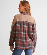 Mixed Plaid Shirt