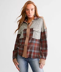 Mixed Plaid Shirt