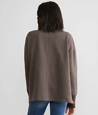 Asymmetrical Quarter Zip Pullover