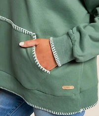 Whipstitch Hooded Sweatshirt