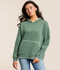 Whipstitch Hooded Sweatshirt