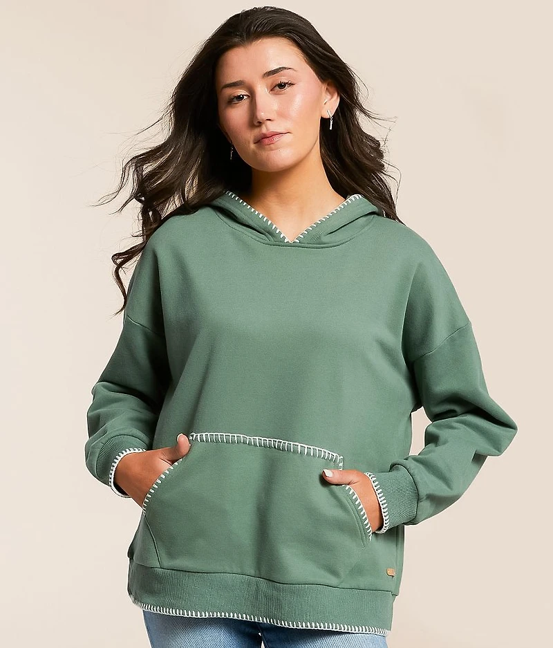 Whipstitch Hooded Sweatshirt