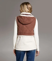 Sherpa Hooded Vest