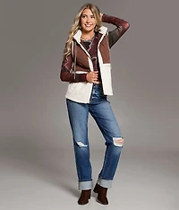 Sherpa Hooded Vest