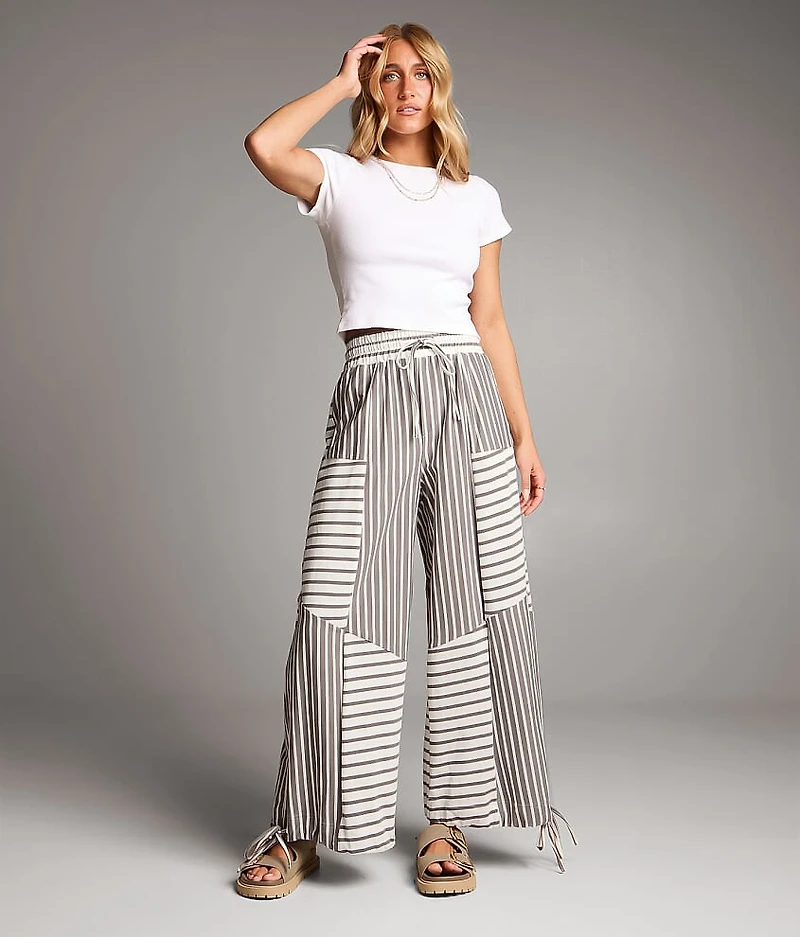 Striped Baggy Jogger