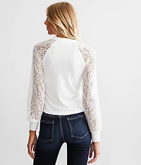 Pieced Lace Top