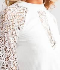 Pieced Lace Top