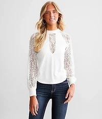 Pieced Lace Top