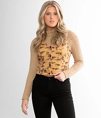Western Faux Suede Vest