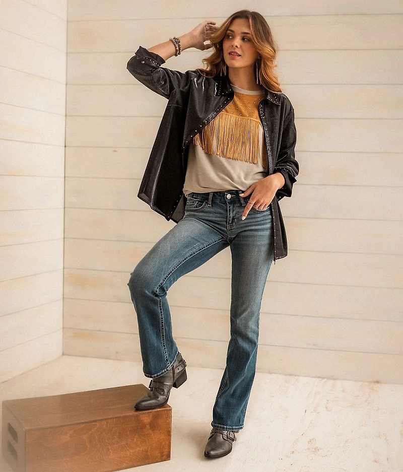 Sheer Metallic Blouse