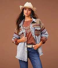 Pieced Denim Jacket