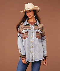 Pieced Denim Jacket