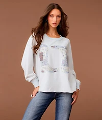 Cowboy Boot Patchwork Pullover