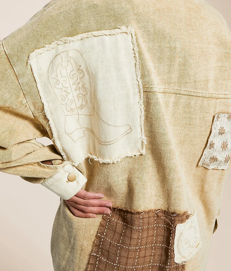 Patchwork Denim Jacket