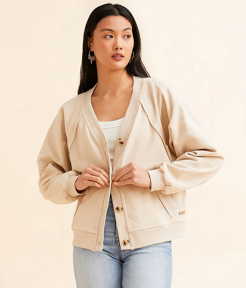 Raw Edge Cardigan
