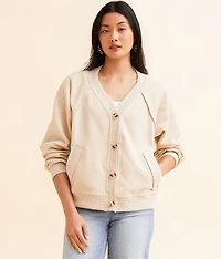 Raw Edge Cardigan