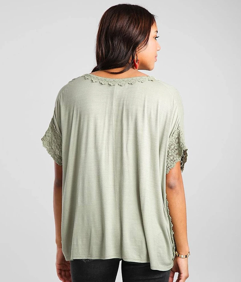 Lace Applique Top