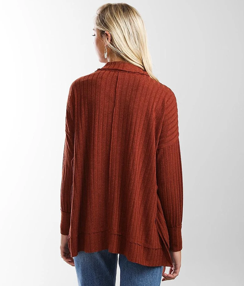 Ribbed Dolman Top