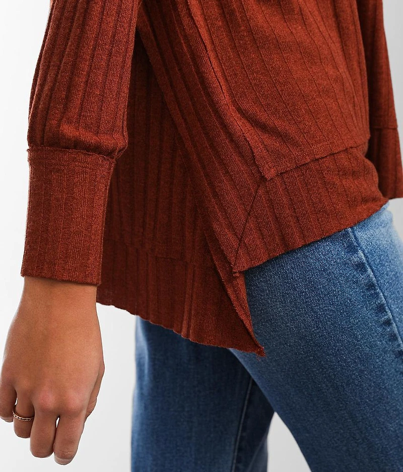 Ribbed Dolman Top