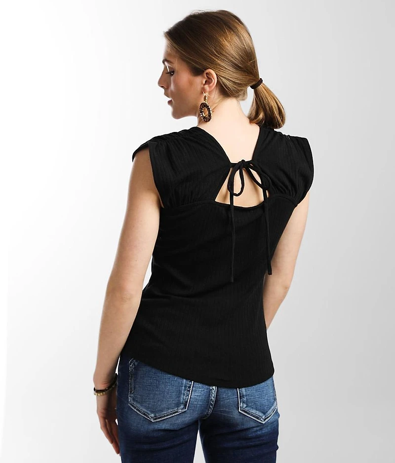 Ruched Sleeve Top