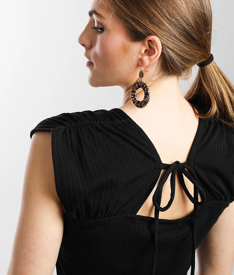 Ruched Sleeve Top