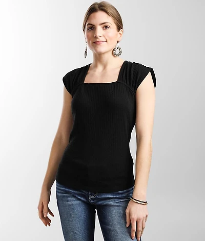 Ruched Sleeve Top