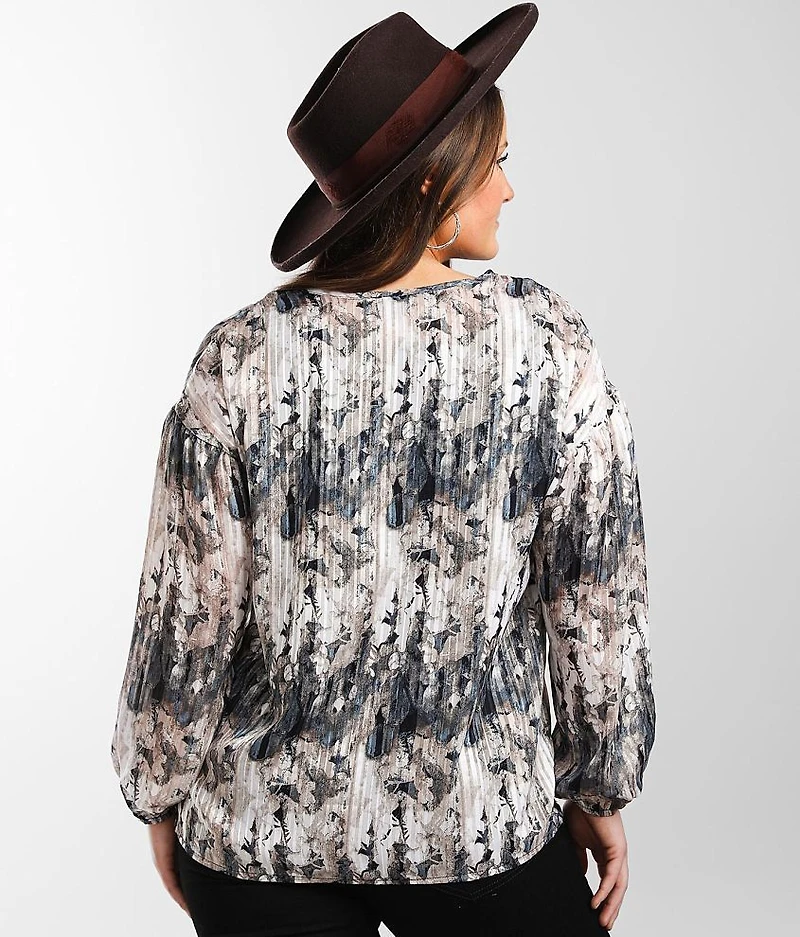 Shaping & Smoothing Chiffon Blouse