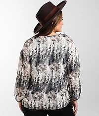 Shaping & Smoothing Chiffon Blouse