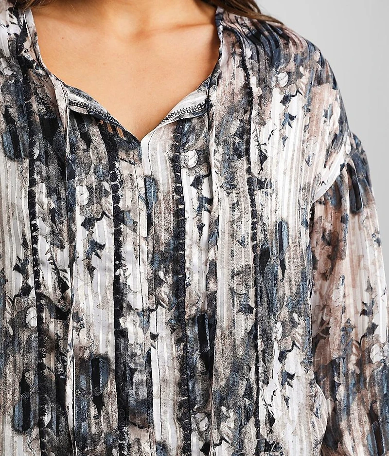 Shaping & Smoothing Chiffon Blouse