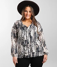 Shaping & Smoothing Chiffon Blouse