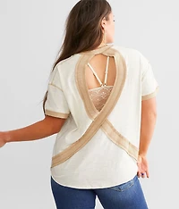 Pieced Open Back Top