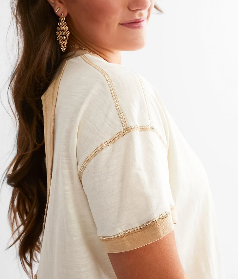 Pieced Open Back Top