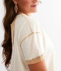 Pieced Open Back Top
