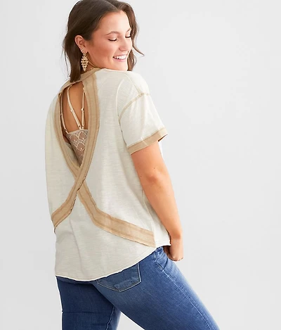 Pieced Open Back Top