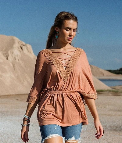 Strappy Crochet Top