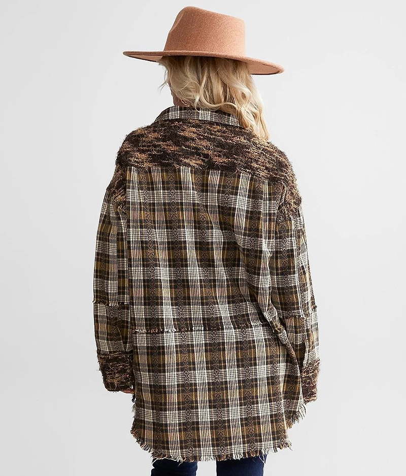 Frayed Plaid Shirt