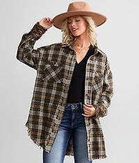 Frayed Plaid Shirt