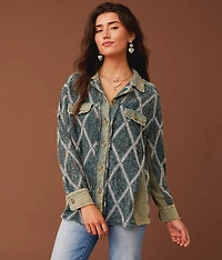 Washed Lace Shacket