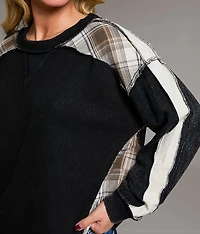 Pieced Plaid Thermal