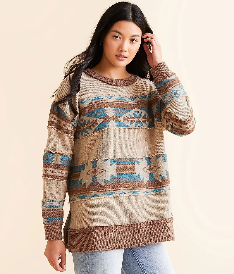 Aztec Oversized Pullover