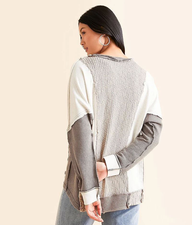 Pieced Dolman Pullover