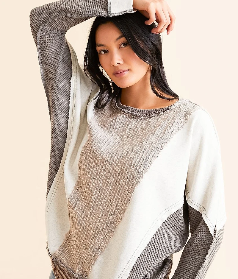Pieced Dolman Pullover