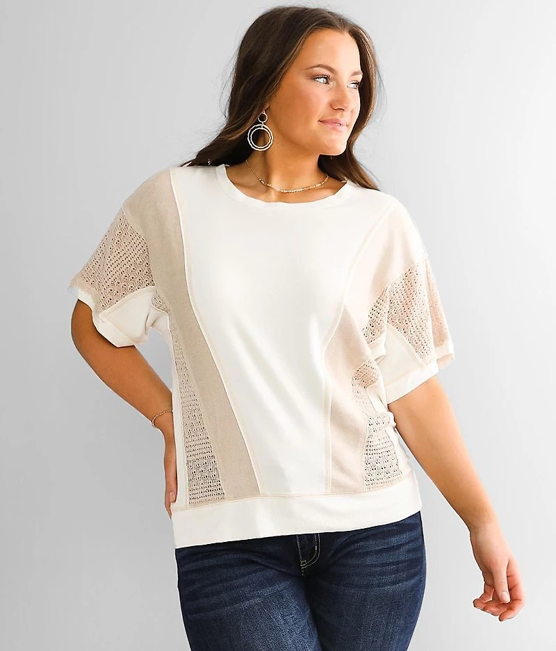 Raw Edge Pieced Top