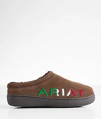 Logo Leather Clog Slipper