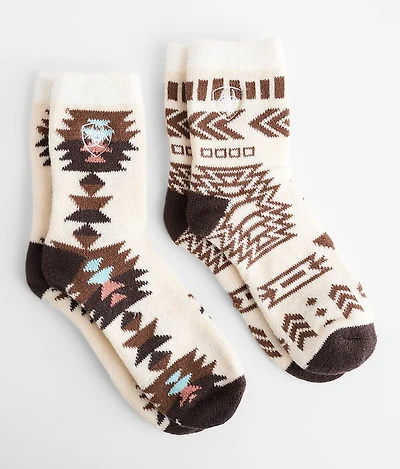 2 Pack Cozy Aloe Socks