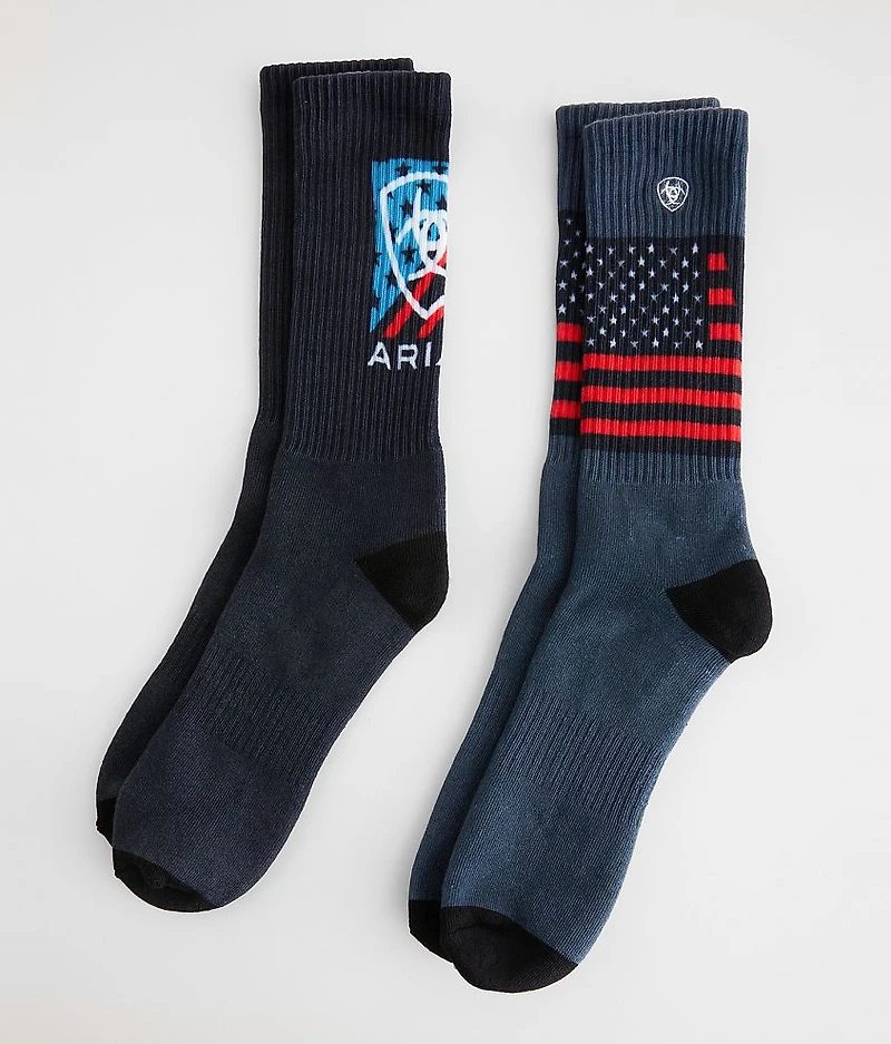2 Pack Patriot Country Socks
