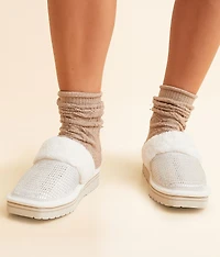 Jackie Exotic Glitz Leather Slipper
