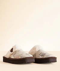 Jackie Exotic Camo Leather Slipper